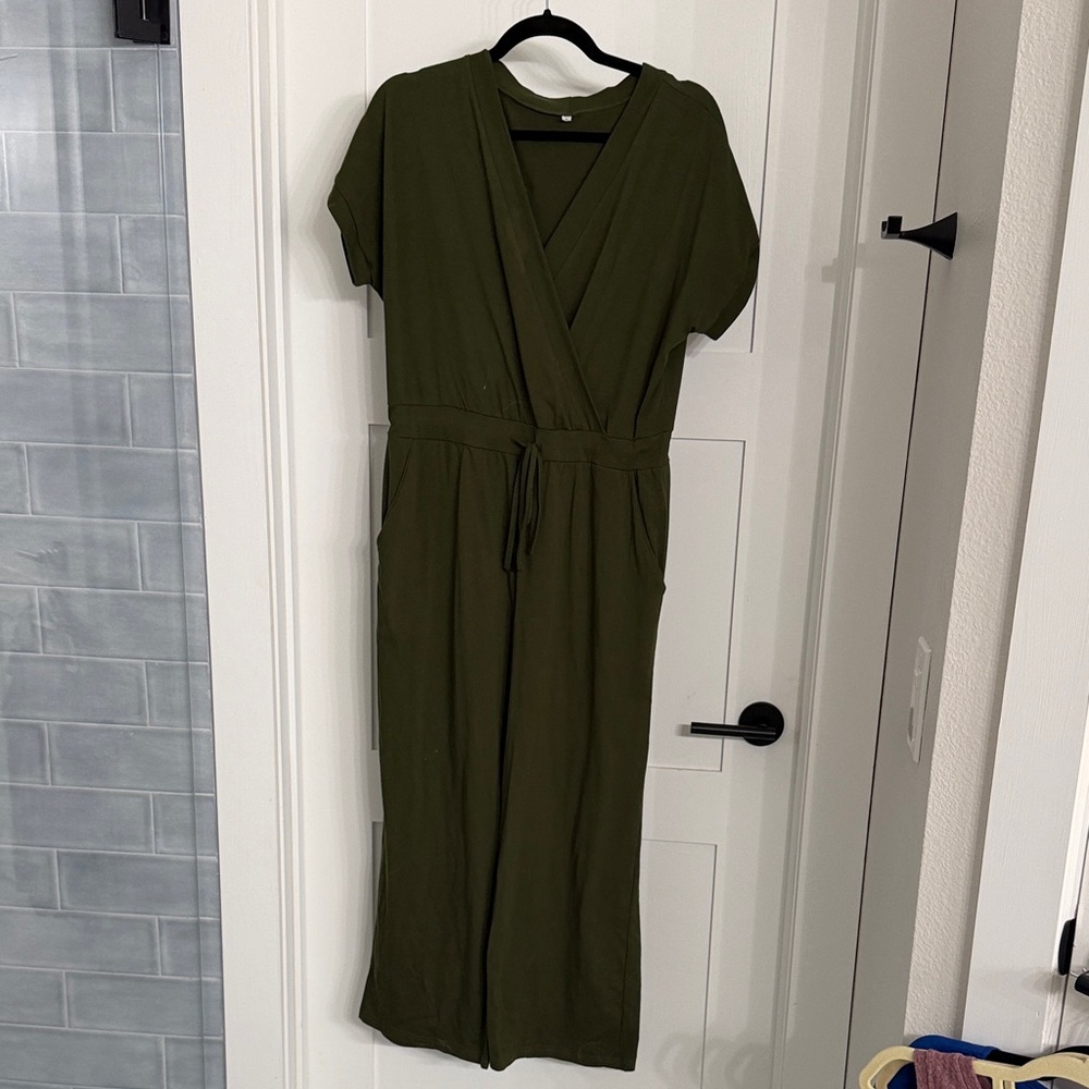 Amazon Olive Green Jumpsuit